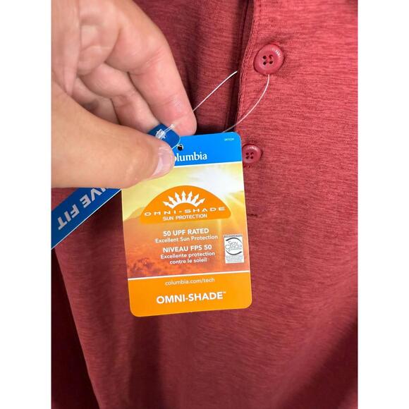 NWT Columbia South Carolina Gamecocks CLG Tech Trail Golf Polo XL - Picture 2 of 6